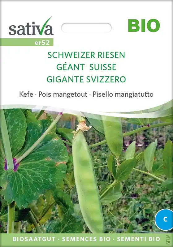 Speciale deal - Sativa Biologische Suikerwten "Swiss Giant"