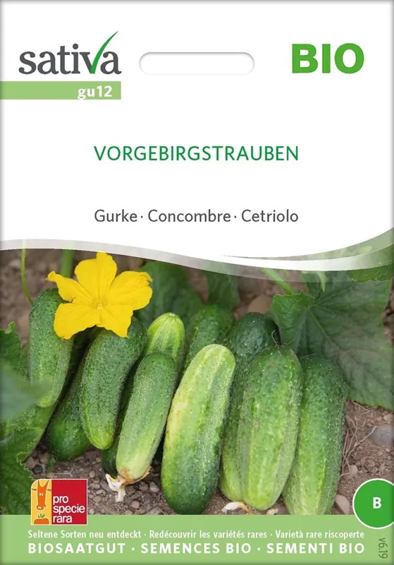 Sativa Biologische Komkommer Vorgebirgstrauben | Aanbieding loopt bijna af