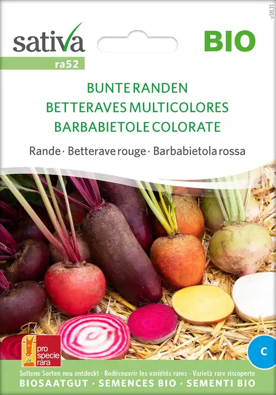 Nieuw in de shop - Sativa Biologische Kleurrijke Bieten, 5 g