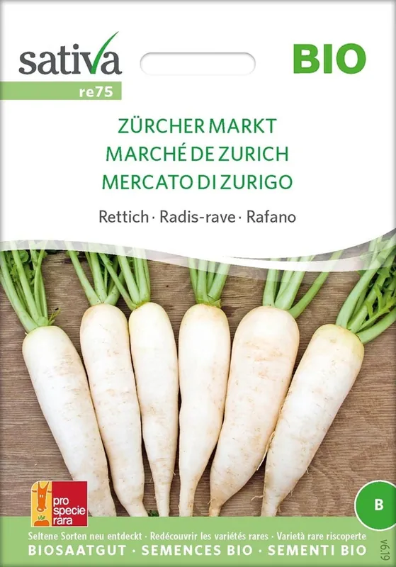 Sativa Biologische Radijs "Zürich Markt" | Spoedlevering
