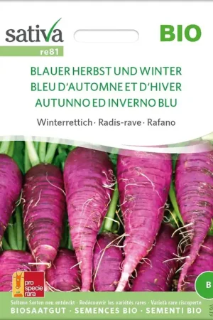 Veel gevraagd - Sativa Biologische Winterradijs - Blauwe Herfst en Winter