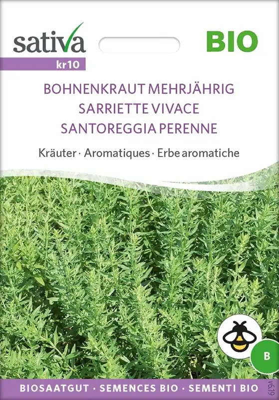 Sativa Biologische Kruiden "Bonenkruid, Meerjarig" - Voordeelprijs