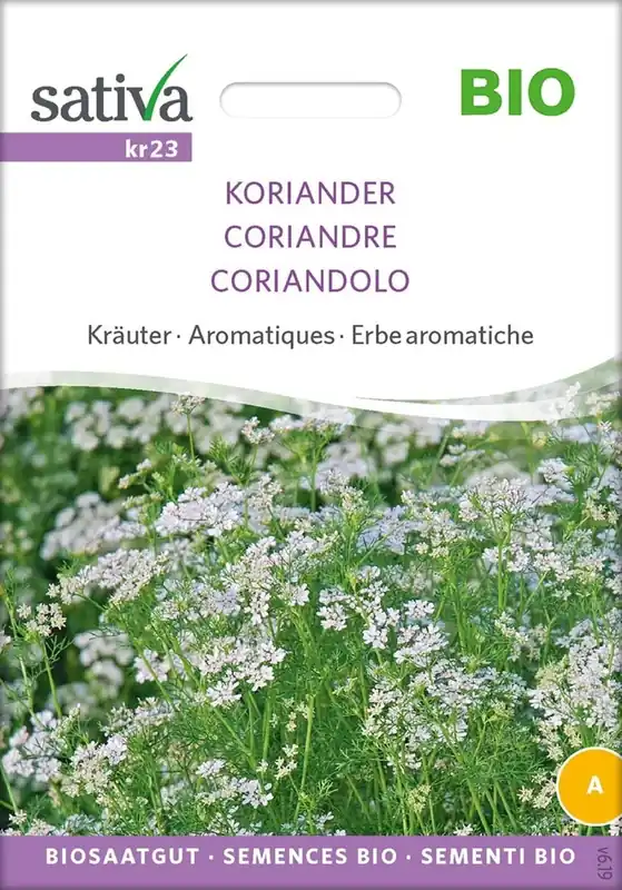 Professionele kwaliteit - Sativa Biologische Kruiden "Koriander