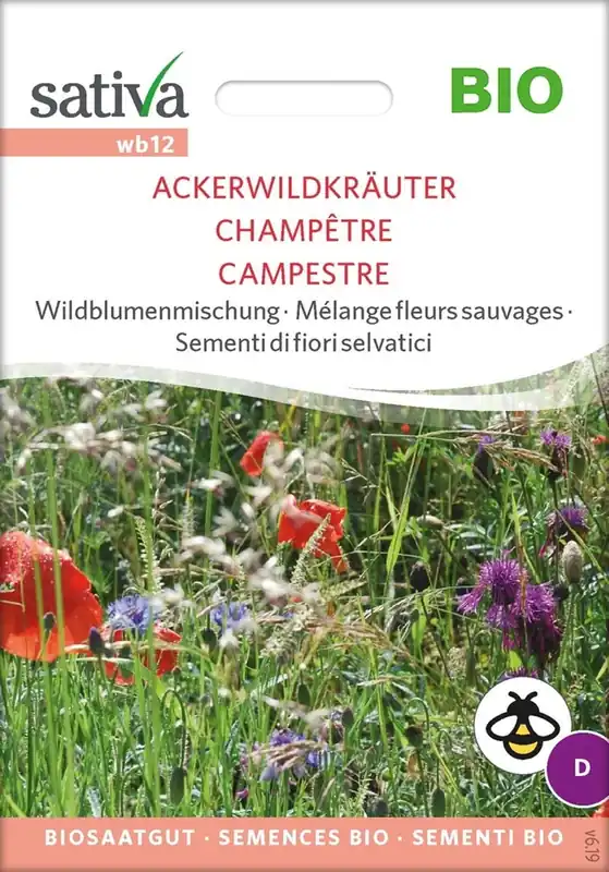 Snelle levering - Sativa Biologische Wilde Bloemenmix "Ackerwildkräuter"