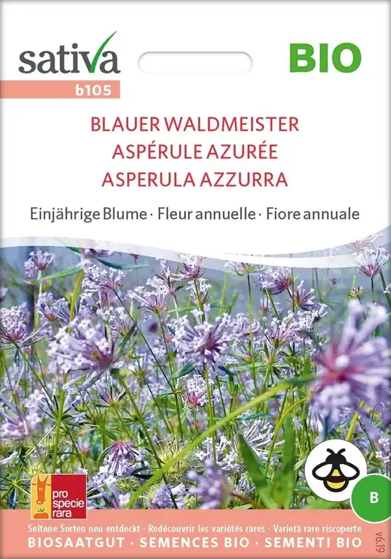 Premiumkwaliteit | Sativa Biologische Eenjarige Bloem "Blauer Waldmeister"