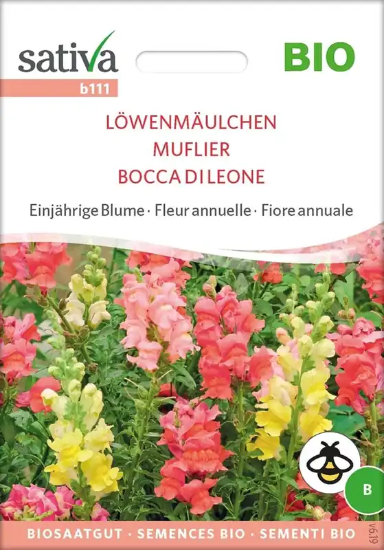 Sativa Biologische Eenjarige Bloem "Leeuwenbekje" | Zeer goed beoordeeld