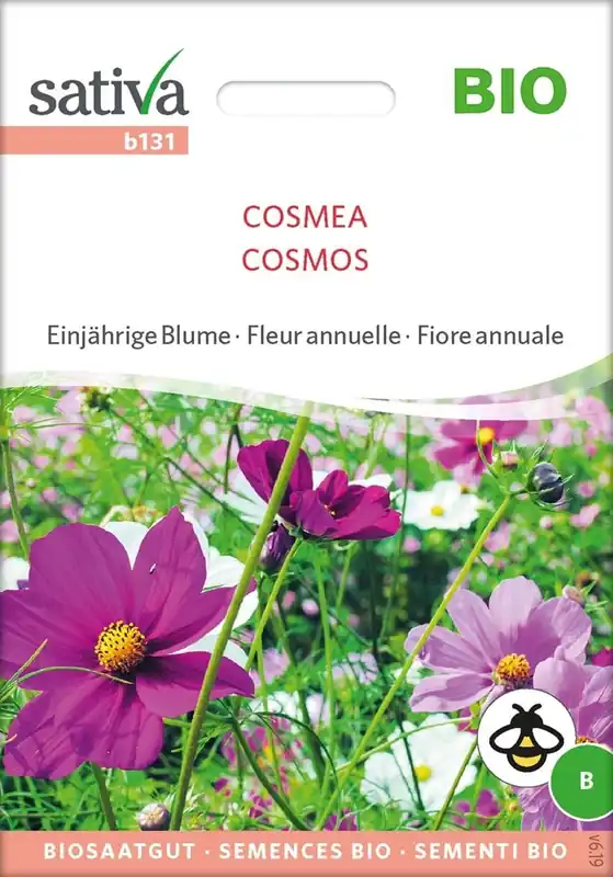Sativa Biologische Eenjarige Bloem "Cosmea" | Tijdelijke aanbieding
