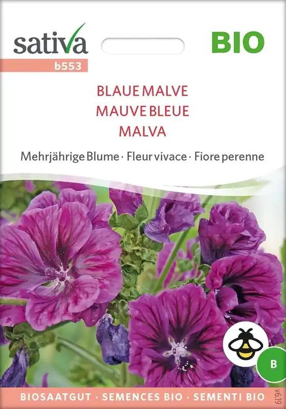 Sativa Biologische Meerjarige Bloem Blauwe Malva | Actieprijs