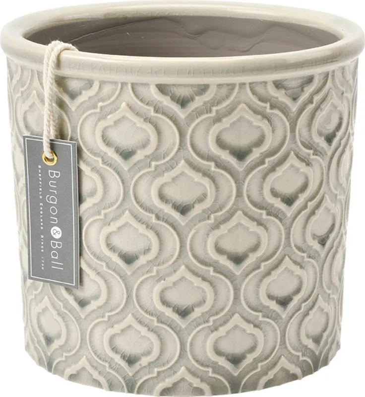 Veilige betaling | Burgon & Ball Pot "Venetian" - Grijs, Ø 14 cm