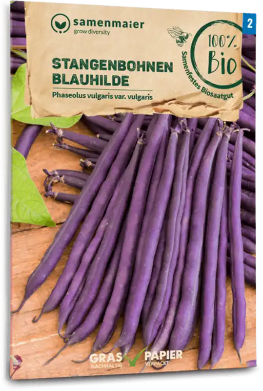 Meest verkocht | Samen Maier Biologische Sperzieboon "Blauhilde"
