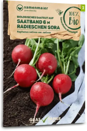 Hoge kwaliteit - Samen Maier Biologische Radijszaadband "Sora"