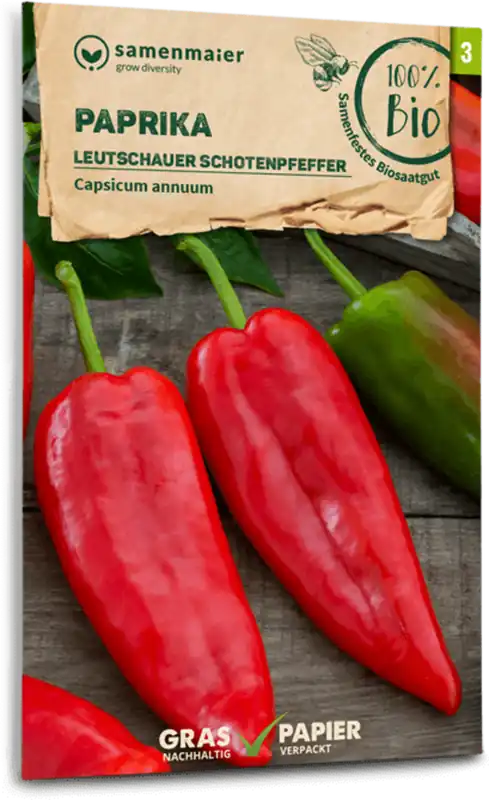 Samen Maier Biologische Hete Paprika “Leutschauer Schotenpfeffer” | Expreslevering