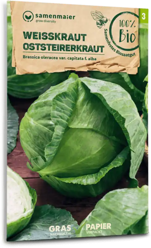 Gratis retourneren - Samen Maier Biologische Witte Kool "Oststeirerkraut"
