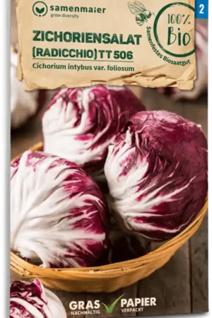 Samen Maier Biologische Witlofsalade - Radicchio | Nieuw in het assortiment