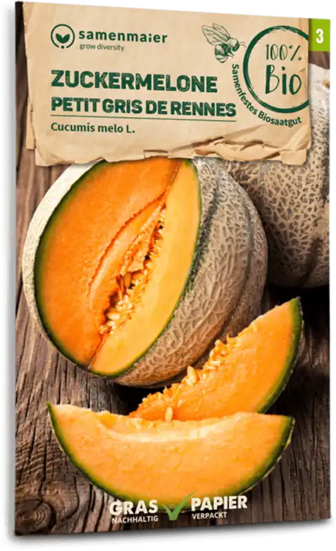 Samen Maier Biologische Suikermeloen "Petit gris de Rennes" - Expreslevering