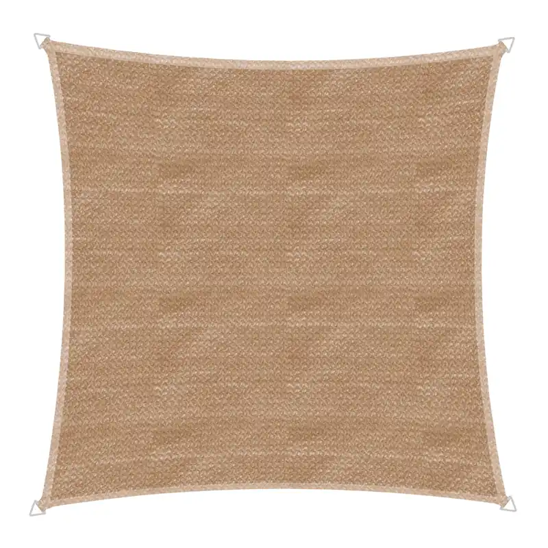 Windhager Schaduwdoek CAPRI Driehoek 5x5m, Riet - Nieuwe release