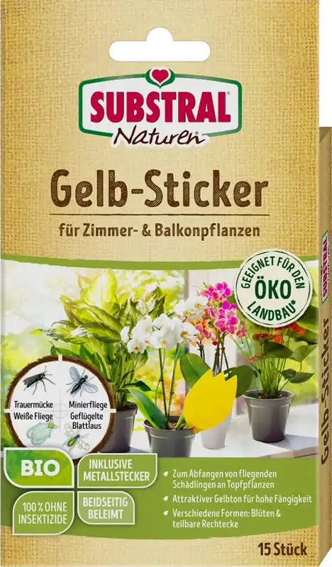 SUBSTRAL® Naturen® Gele Stickers | Prijs verlaagd