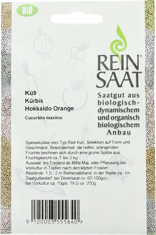 Net toegevoegd - ReinSaat Pompoen "Hokkaido Orange"