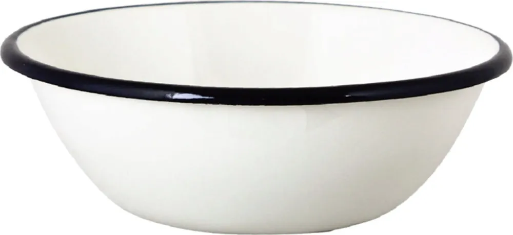 Strömshaga Schaal "Emil‘s" - Emaille Small, Offwhite - Veel gevraagd