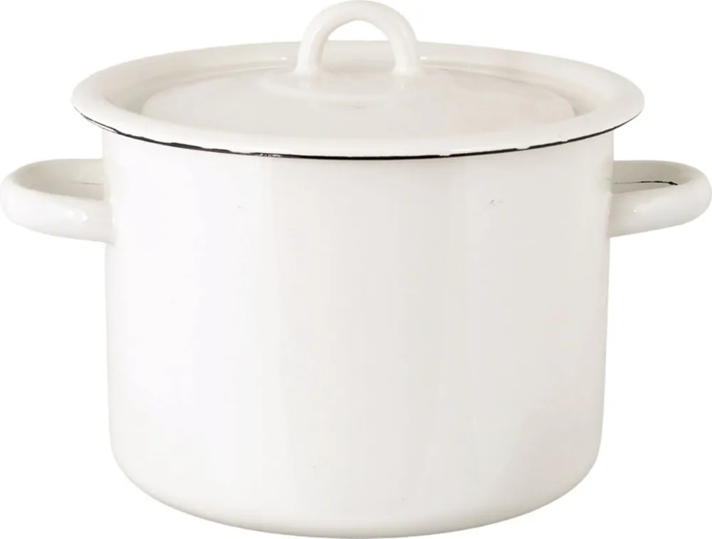 Strömshaga Emaillen Pan Emil‘s, 3 L, Offwhite | Zojuist toegevoegd