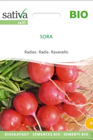 Zolang de voorraad strekt - Sativa Biologische Radijs Sora