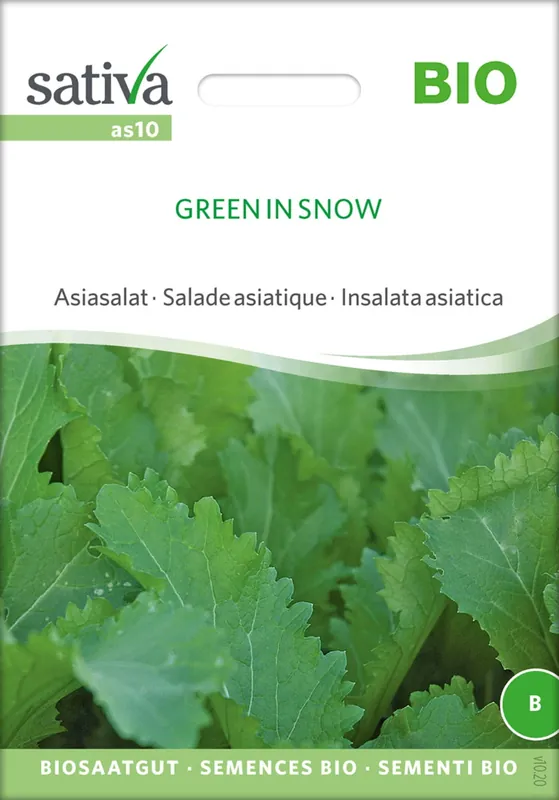 Sativa Biologische Aziatische Sla - Green in Snow | Net toegevoegd