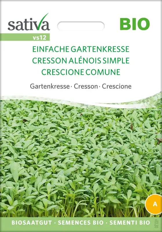 Bestseller - Sativa Biologische Tuinkers "Einfache Gartenkresse"