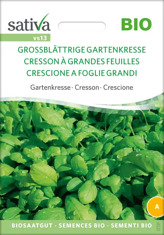 Sativa Biologische Tuinkers "Grossblättrige Gartenkresse" - Verlaagde prijs