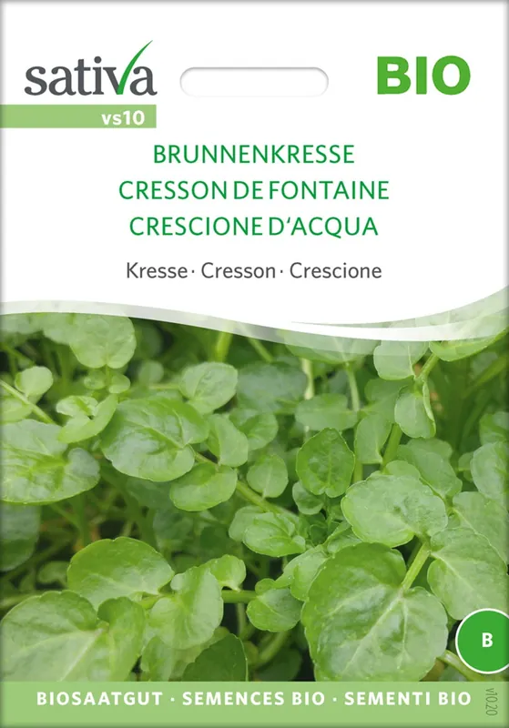 Veel gekozen | Sativa Biologische Waterkers "Brunnenkresse"