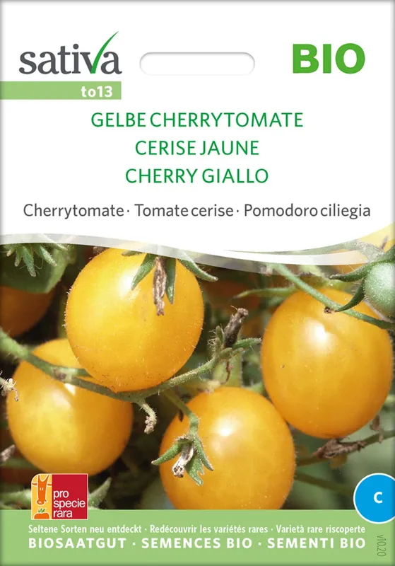 Sativa Biologische Kerstomaat "Gele Kerstomaat" - Gratis retourneren