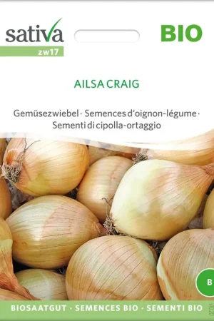Topdeal | Sativa Biologisch Plantaardig Uienzaad "Ailsa Craig"
