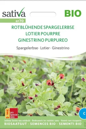 Voorraad bijna op | Sativa Biologische Aspergeerwt "Rotblühende Spargelerbse"