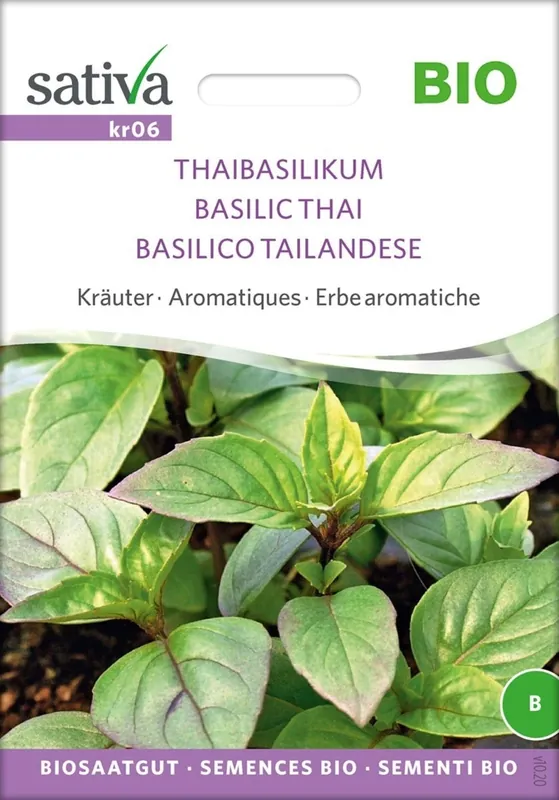Sativa Biologische Kruiden "Thaise Basilicum" - Actie
