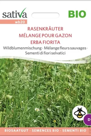 Wees er snel bij | Sativa Biologische Wilde Bloemenmix "Razenkräuter"