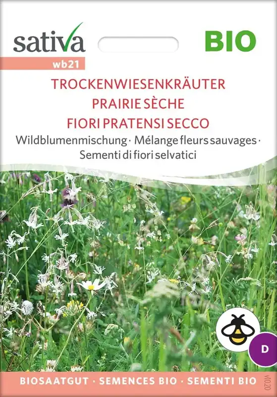Rechtstreeks uit de fabriek - Sativa Biologische Wilde Bloemenmix "Trockenwiesenkräuter"