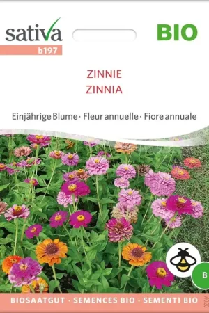 Direct bestellen | Sativa Biologische Eenjarige Bloem "Zinnia"