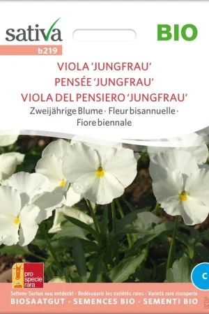 Voordelig - Sativa Biologische Tweejarige Bloem "Tuinviooltje ‘Jungfrau‘"
