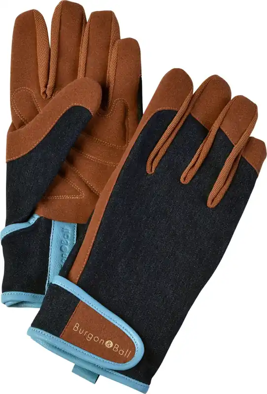 Burgon & Ball Tuinhandschoenen voor Heren "Denim", L/XL (1 Paar) - Net gelanceerd