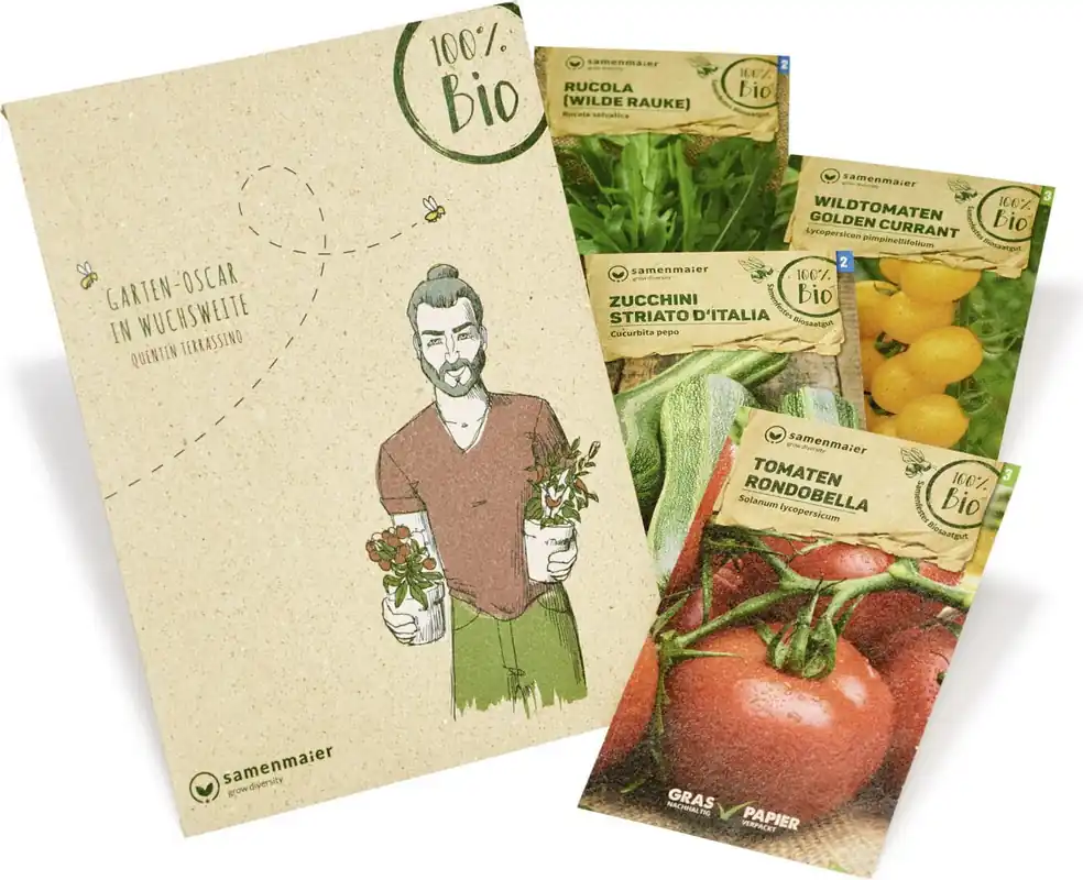 Opruiming | Samen Maier Biologische Urban Gardening Set "Quentin Terrassino"
