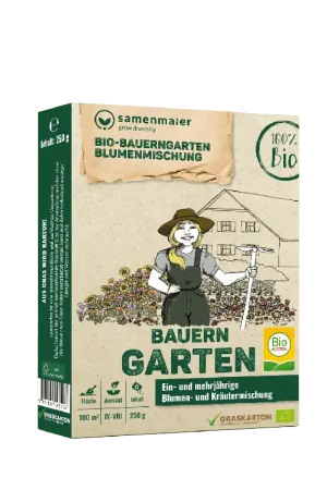 Net binnen | Samen Maier Bio Austria Boerentuin Bloemenmix, 250 g
