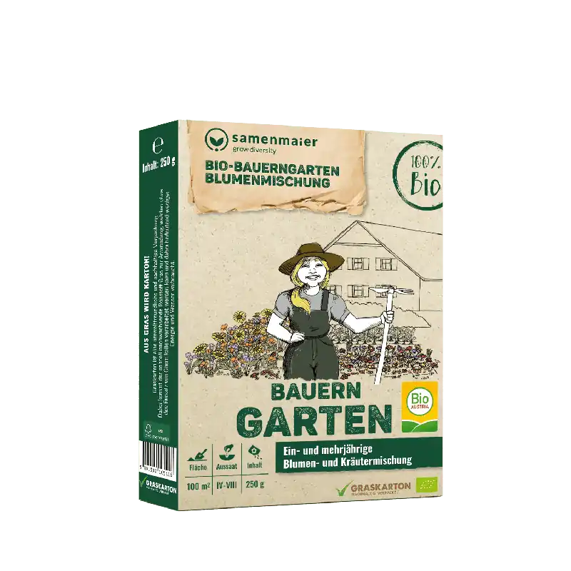 Net binnen | Samen Maier Bio Austria Boerentuin Bloemenmix, 250 g