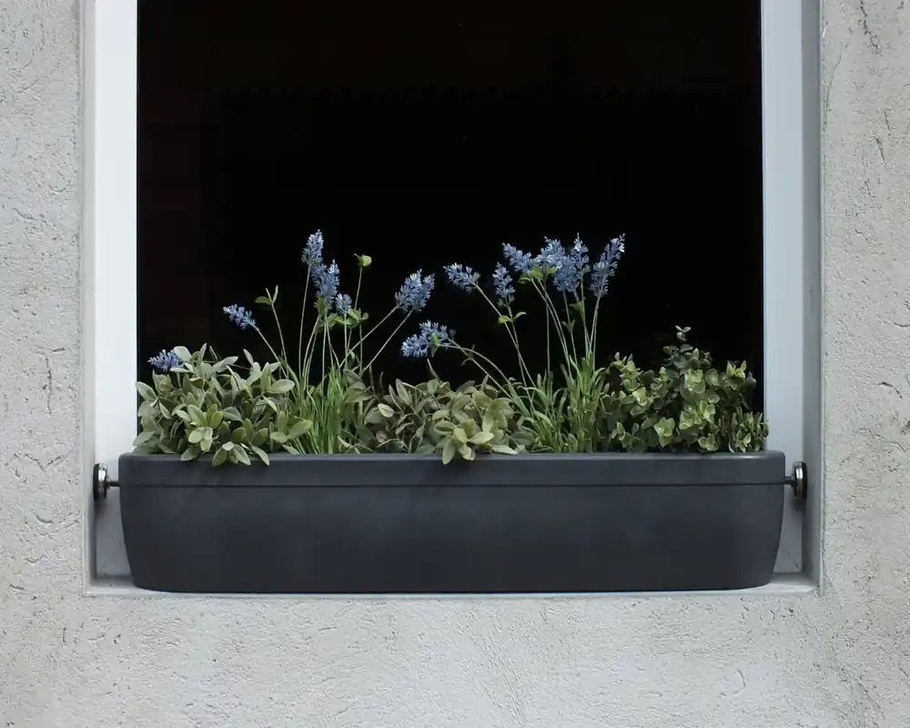 Uitverkoop | rephorm Vensterbank Bloembak “Windowgreen”, Grafiet (antraciet)