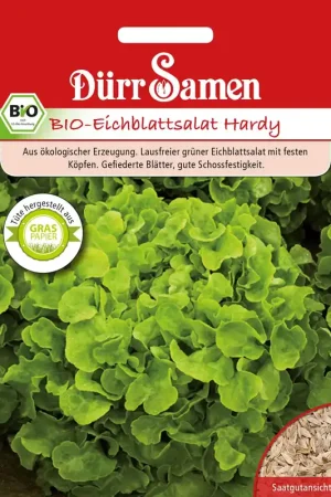 Topkwaliteit | Dürr Samen Biologische Eikenbladsla Hardy Groen