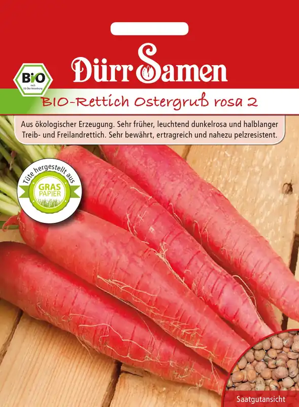 Expreslevering - Dürr Samen Biologische Radijs Paasgroet