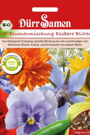 Populair bij klanten - Dürr Samen Biologische Bloemenmix Eetbare bloemen voor Balkon