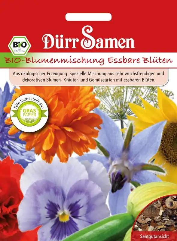 Populair bij klanten - Dürr Samen Biologische Bloemenmix Eetbare bloemen voor Balkon