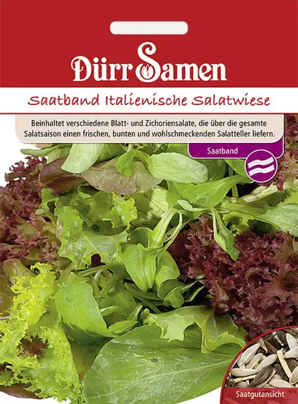 Dürr Samen Italiaanse Sla Mix Zaadband | Nieuw in de shop