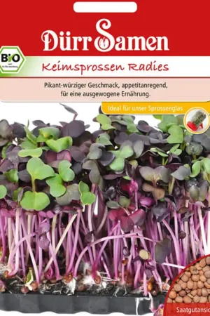 Dürr Samen Biologische Kiemgroente Radijs, 75 g - Deal