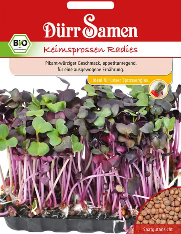 Dürr Samen Biologische Kiemgroente Radijs, 75 g - Deal