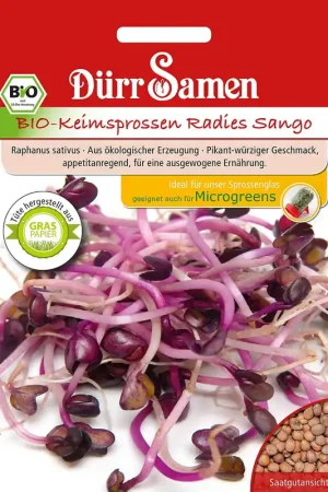 Dürr Samen Biologische Kiemgroente Sango Radijs | Meest verkocht